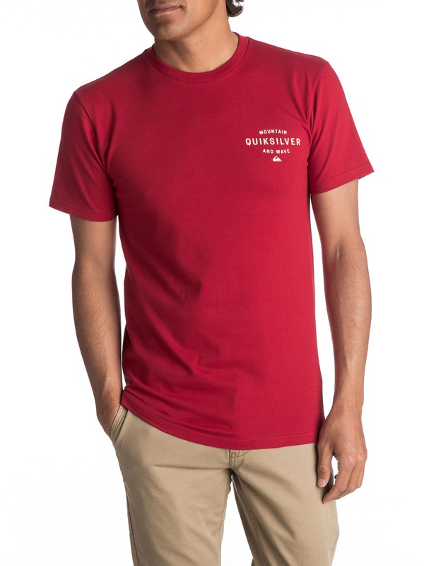 quiksilver, Oside Vibes Tee, CHILI PEPPER (rrd0) 0 Oside Vibes Tee AQYZT04985 Quiksilver