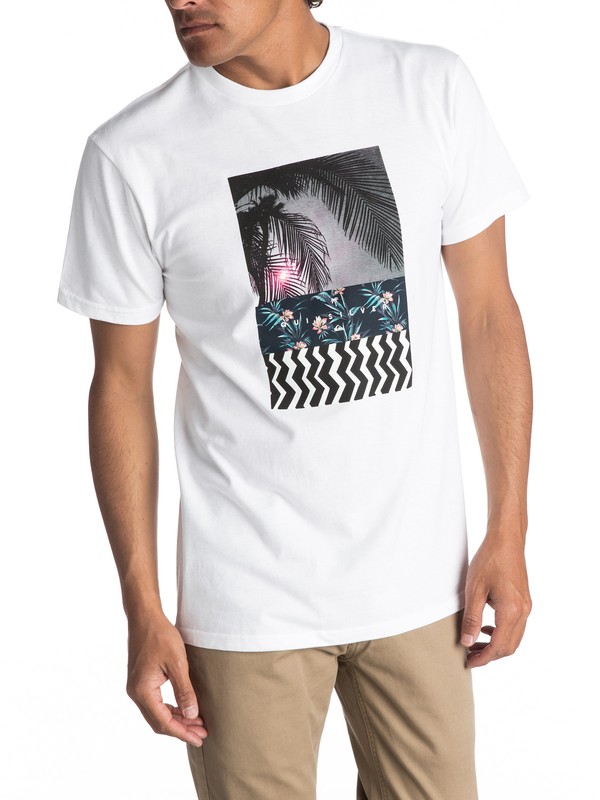 quiksilver, Triple Threat Tee, WHITE (wbb0) 0 Triple Threat Tee AQYZT04991 Quiksilver