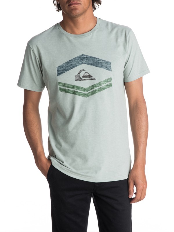 quiksilver, Friendly Fire - T-Shirt, SLATE GRAY HEATHER (ghrh) 0 Friendly Fire - T-Shirt AQYZT05001 Quiksilver