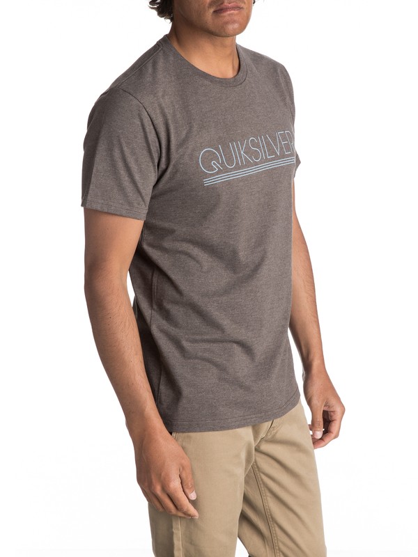 quiksilver, Men's Thin Mark Tee, CHOCOLATE BROWN HEATHER (csdh) 0 Men's Thin Mark Tee AQYZT05002 Quiksilver