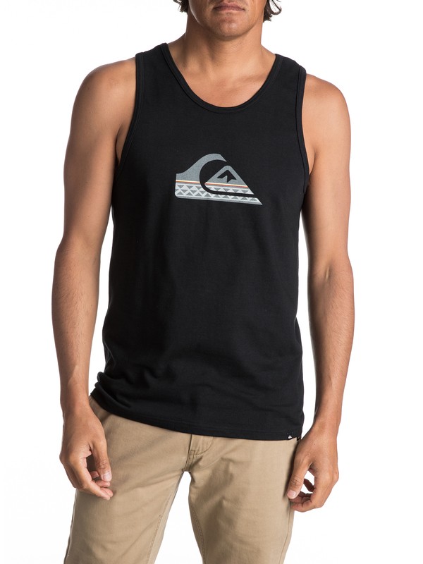 quiksilver, Men's Island Shred Singlet, BLACK (kvj0) 0 Men's Island Shred Singlet AQYZT05025 Quiksilver