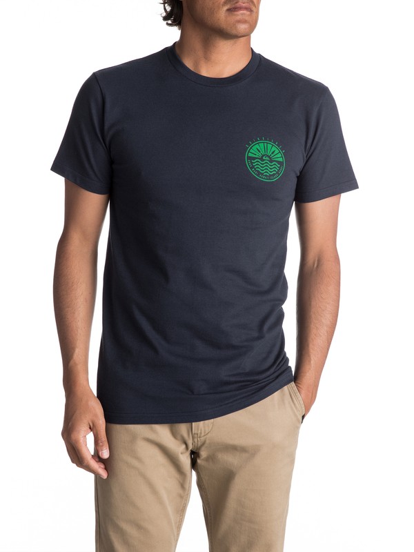 quiksilver, Men's Citrus Hawaii Tee, NAVY BLAZER (byj0) 0 Men's Citrus Hawaii Tee AQYZT05052 Quiksilver