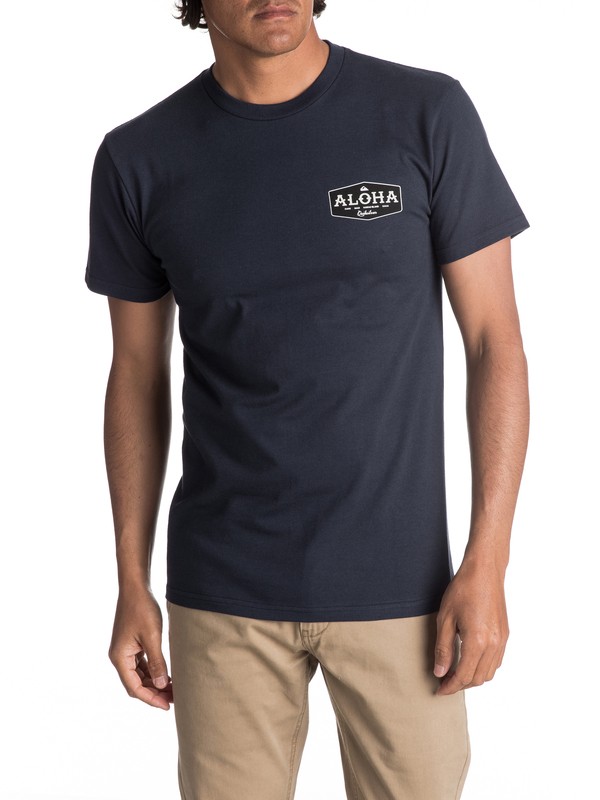 quiksilver, Aloha Bound Tee, NAVY BLAZER (byj0) 0 Aloha Bound Tee AQYZT05053 Quiksilver