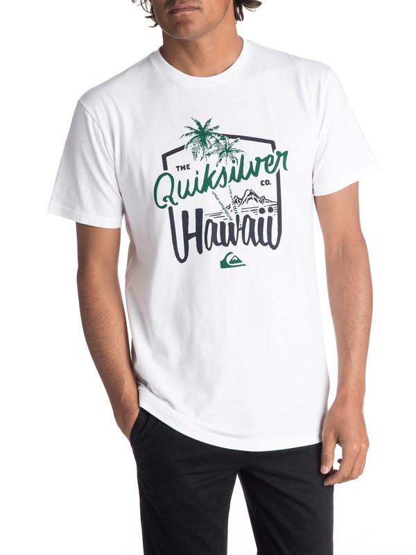 quiksilver, Tripps Tee, WHITE (wbb0) 0 Tripps Tee AQYZT05062 Quiksilver