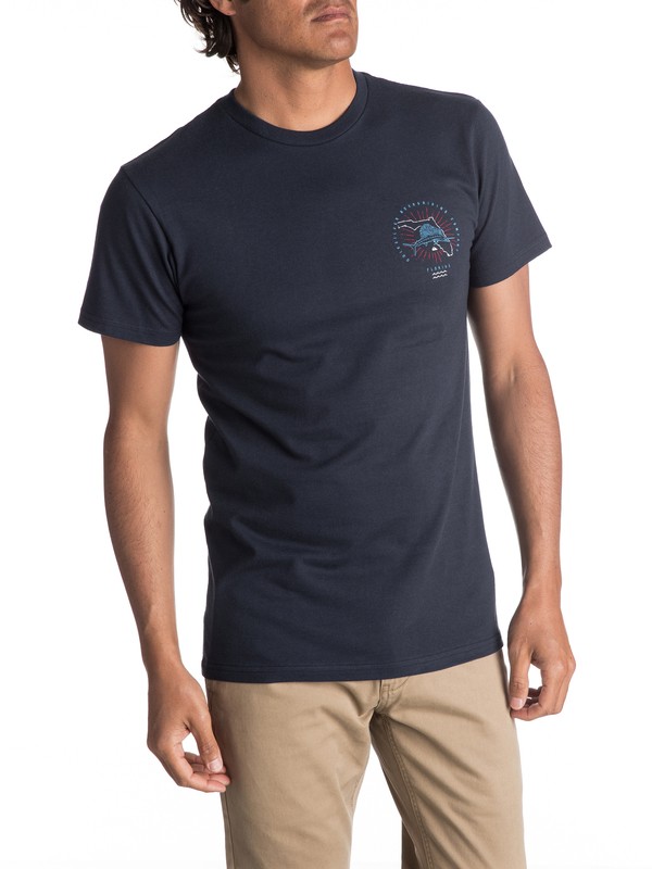 quiksilver, Hombres Camiseta Sailfish, NAVY BLAZER (byj0) 0 Hombres Camiseta Sailfish AQYZT05067 Quiksilver