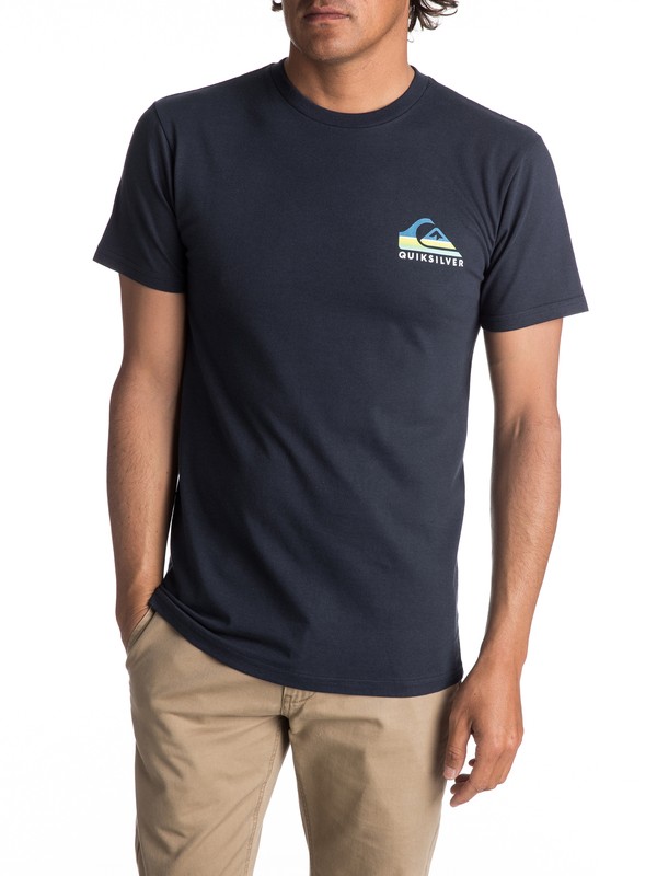 quiksilver, Men's Swell Vision Tee, NAVY BLAZER (byj0) 0 Men's Swell Vision Tee AQYZT05079 Quiksilver