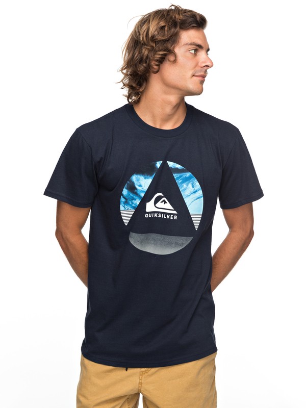 quiksilver, Fluid Turns Tee, NAVY BLAZER (byj0) 0 Fluid Turns Tee Blue AQYZT05124 Quiksilver