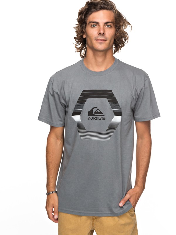 quiksilver, Astral Travel Tee, QUIET SHADE (kze0) 0 Astral Travel Tee Black AQYZT05126 Quiksilver