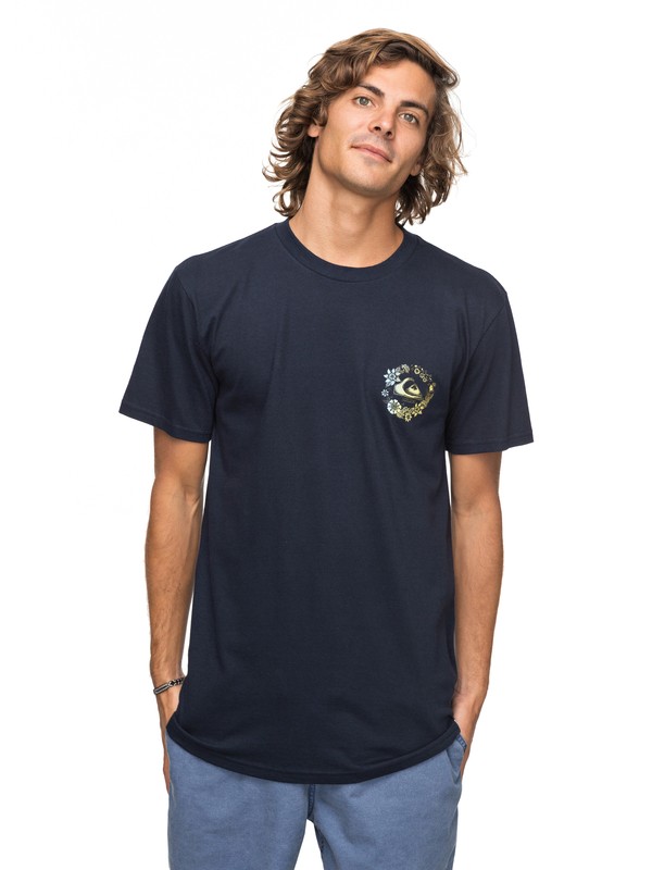 quiksilver, Bombay Tee, NAVY BLAZER (byj0) 0 Bombay Tee AQYZT05137 Quiksilver