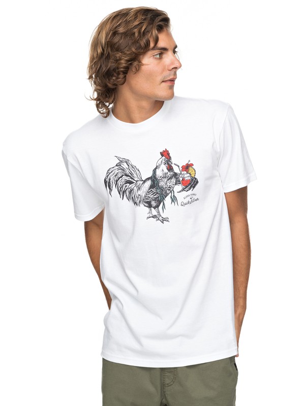 quiksilver, ROOSTER VIBE MT0, WHITE (wbb0) 0 ROOSTER VIBE MT0 AQYZT05139 Quiksilver