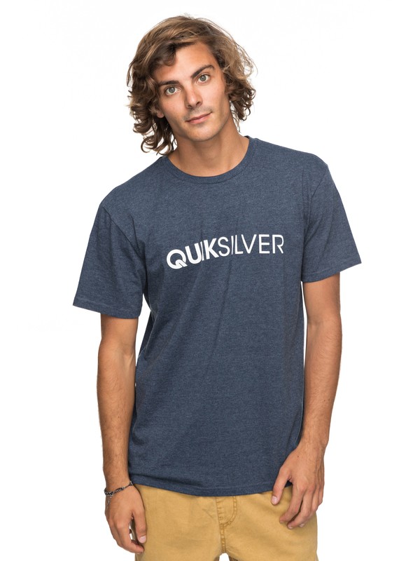quiksilver, Frontline Tee, NAVY BLAZER HEATHER (byjh) 0 Frontline Tee AQYZT05147 Quiksilver