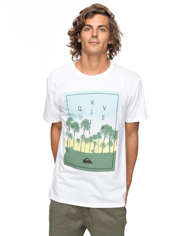 quiksilver, Sauna Stars Tee, WHITE (wbb0) 0 Sauna Stars Tee AQYZT05152 Quiksilver