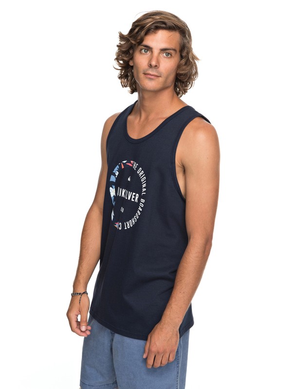 quiksilver, Revenge Tank, NAVY BLAZER (byj0) 0 Revenge Tank Blue AQYZT05157 Quiksilver