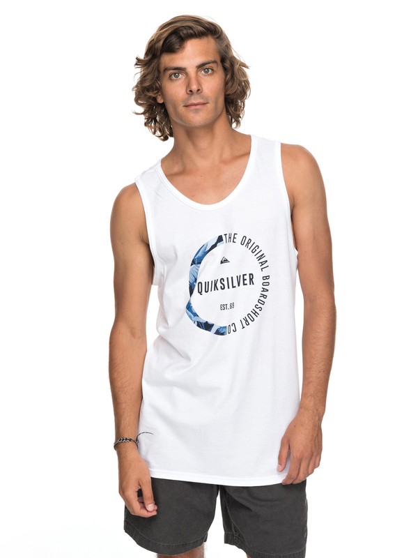 quiksilver, Revenge Tank, WHITE (wbb0) 0 Revenge Tank White AQYZT05157 Quiksilver