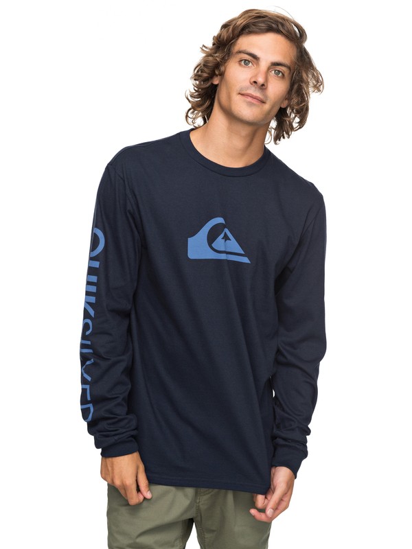 quiksilver, MW LOGO LS MU1, NAVY BLAZER (byj0) 0 MW LOGO LS MU1 AQYZT05217 Quiksilver
