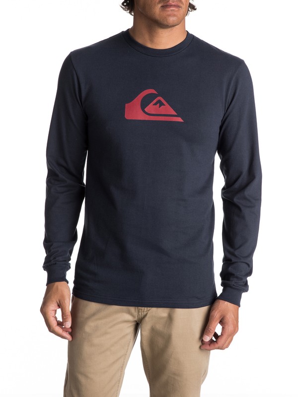 quiksilver, MW Long Sleeve Tee, NAVY BLAZER (byj0) 0 MW Long Sleeve Tee AQYZT05262 Quiksilver