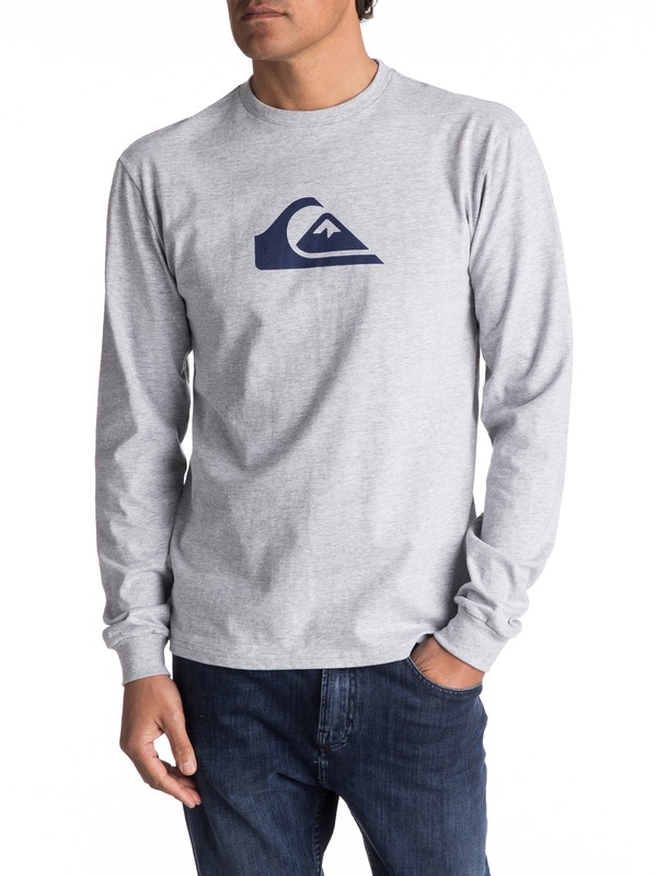 quiksilver, MW LS MU1, ATHLETIC HEATHER (sgrh) 0 MW LS MU1 Grey AQYZT05262 Quiksilver