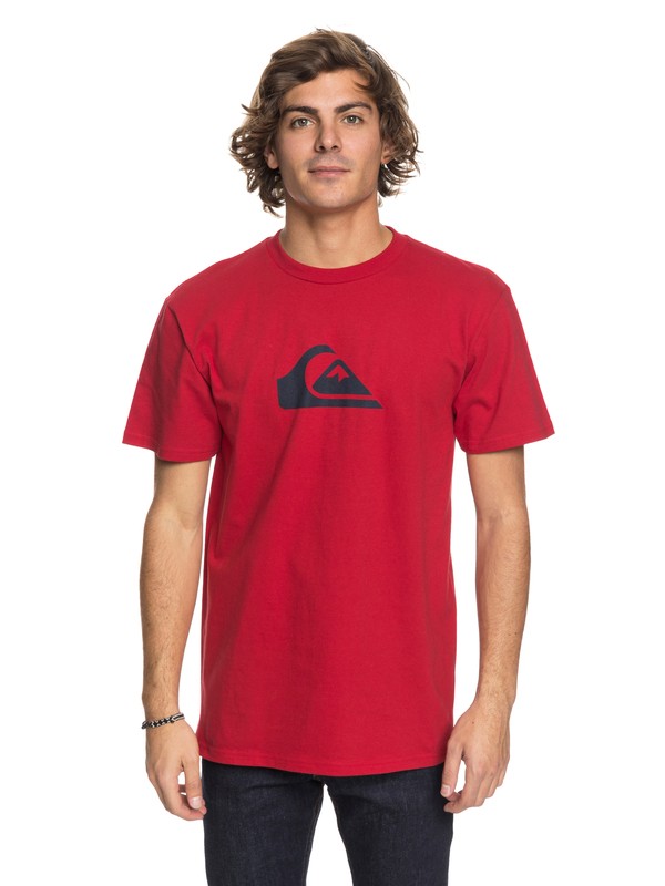 quiksilver, Comp Logo Tee, CHILI PEPPER (rrd0) 0 Comp Logo Tee Red AQYZT05419 Quiksilver