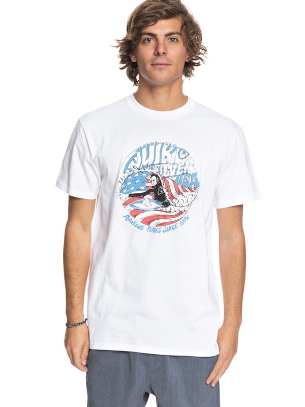 quiksilver, We Need You Tee, WHITE (wbb0) 0 We Need You Tee White AQYZT05421 Quiksilver