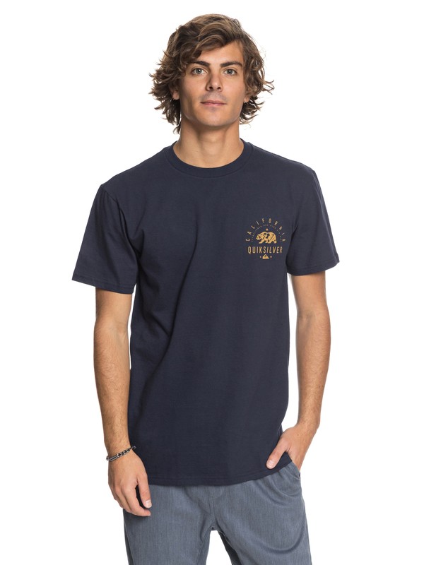 quiksilver, Cali Bear Tee, NAVY BLAZER (byj0) 0 Cali Bear Tee AQYZT05423 Quiksilver