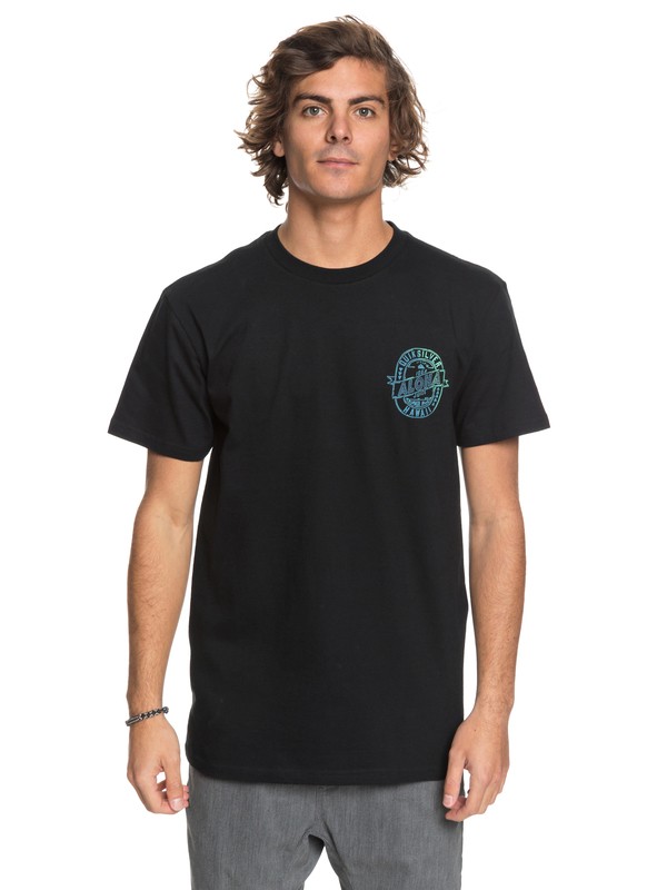 quiksilver, Men Juice Hawaii Camiseta, BLACK (kvj0) 0 Men Juice Hawaii Camiseta Negro AQYZT05429 Quiksilver