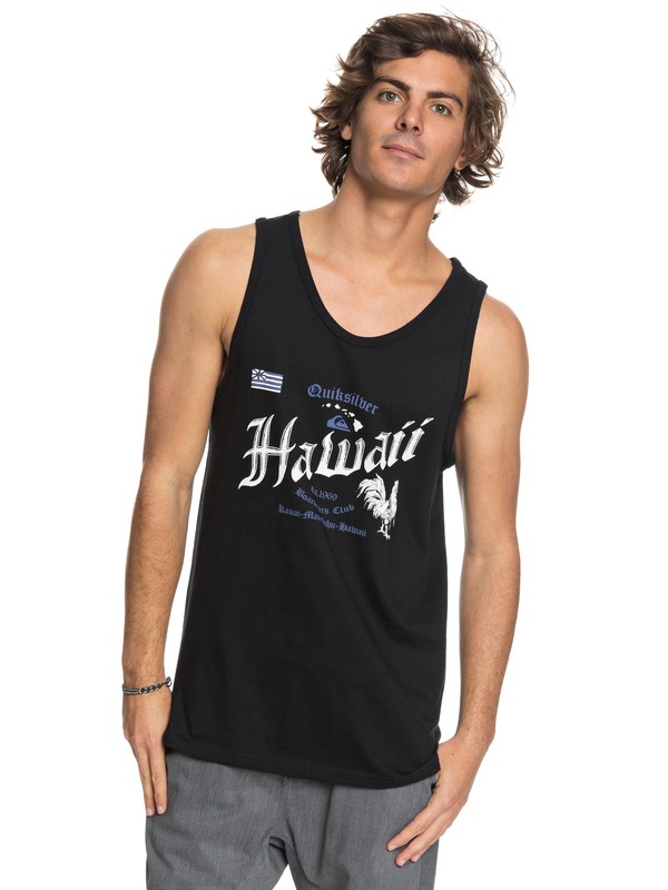 quiksilver, Hawaii Rooster - Tank, BLACK (kvj0) 0 Hawaii Rooster - Tank Black AQYZT05451 Quiksilver
