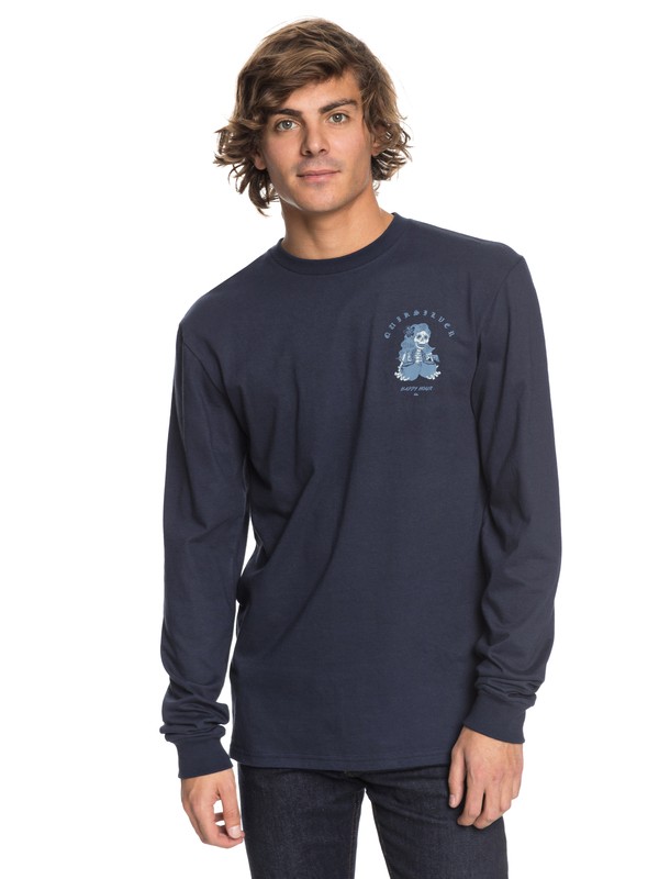 quiksilver, Men Coconut Power Camiseta Manga Larga, NAVY BLAZER (byj0) 0 Men Coconut Power Camiseta Manga Larga AQYZT05454 Quiksilver