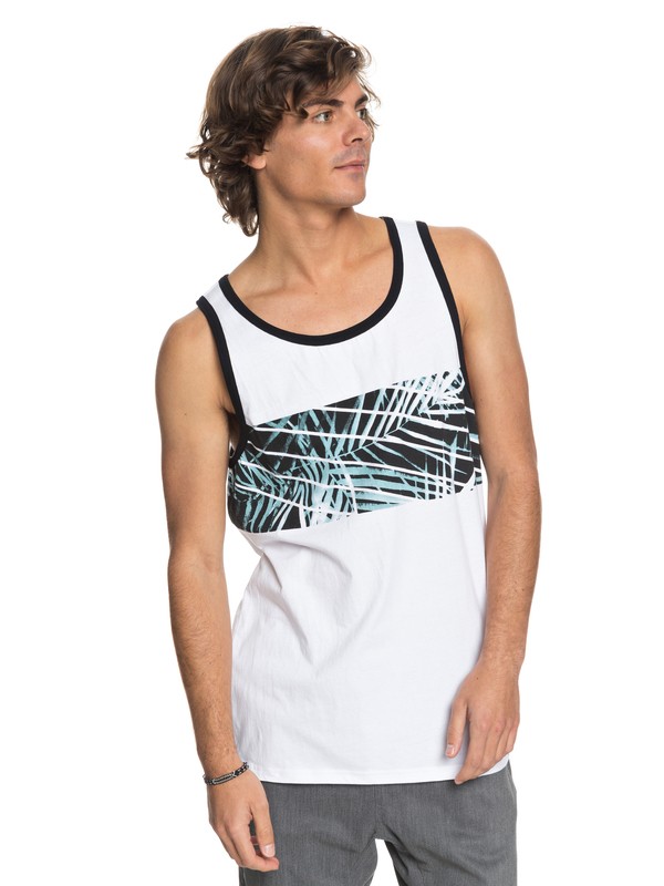 quiksilver, Slash Vest, WHITE/BLACK (xwwk) 0 Slash Vest AQYZT05457 Quiksilver