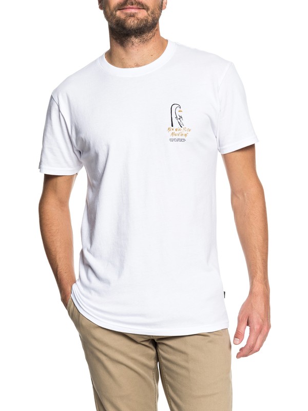 quiksilver, MWRM Petroglyph - Camiseta para Hombre, WHITE (wbb0) 0 MWRM Petroglyph - Camiseta para Hombre AQYZT05496 Quiksilver