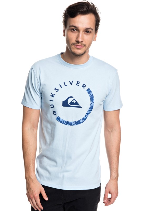 quiksilver, Hombres Camiseta Slab Session, ANGEL FALLS (bfg0) 0 Hombres Camiseta Slab Session Azul AQYZT05533 Quiksilver