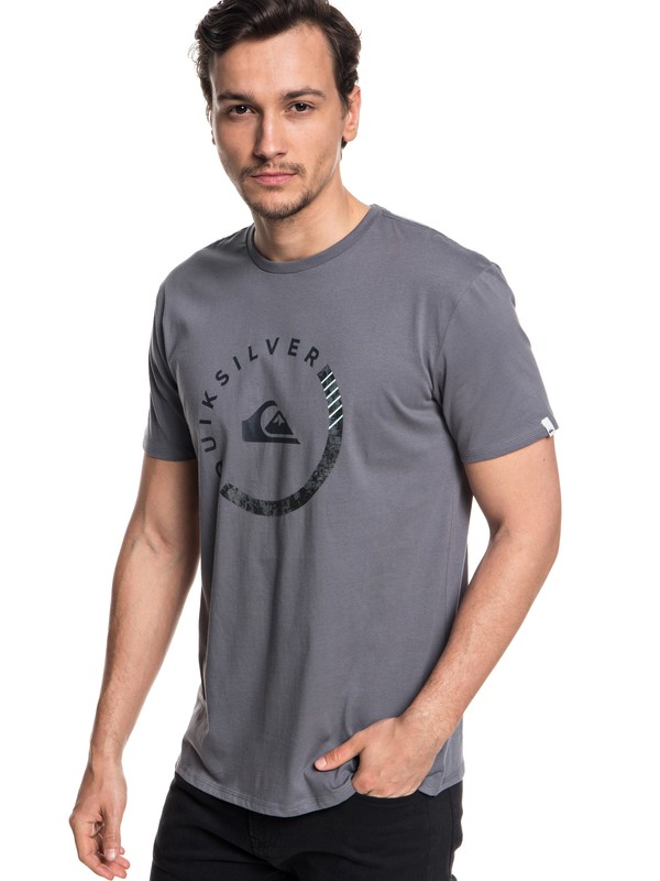quiksilver, Slab Session Tee, QUIET SHADE (kze0) 0 Slab Session Tee Black AQYZT05533 Quiksilver
