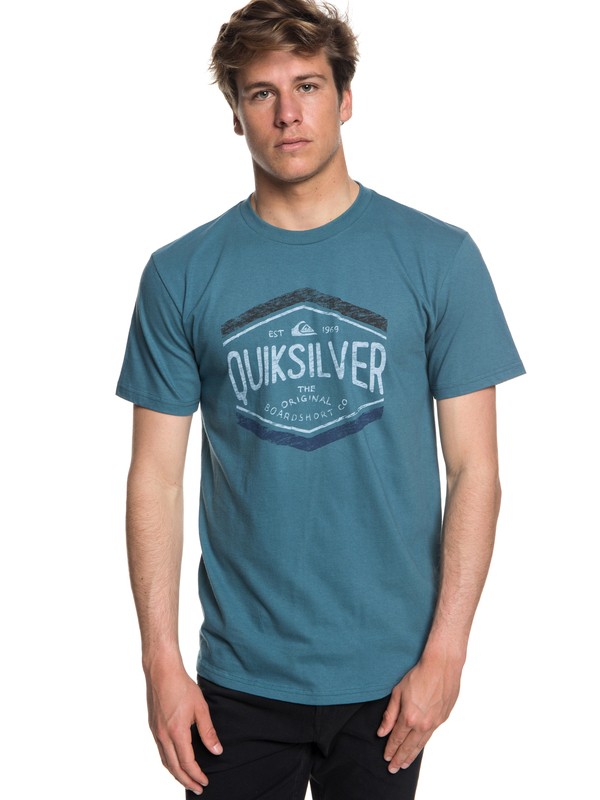 quiksilver, Sketchy Member Tee, TAPESTRY (bph0) 0 Sketchy Member Tee Blue AQYZT05538 Quiksilver