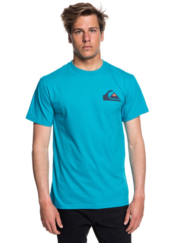 quiksilver, Men's Vice Versa Tee, TYPHOON (bny0) 0 Men's Vice Versa Tee Blue AQYZT05540 Quiksilver