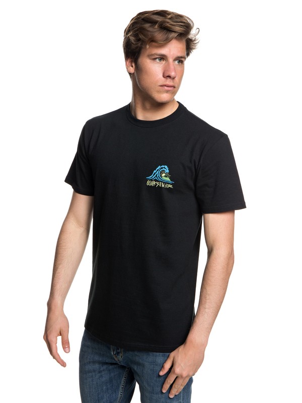 quiksilver, Men's Quik Start Tee, BLACK (kvj0) 0 Men's Quik Start Tee Black AQYZT05542 Quiksilver