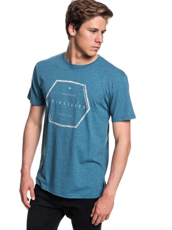 quiksilver, Northern Nomad Tee, TAPESTRY HEATHER (bphh) 0 Northern Nomad Tee Blue AQYZT05552 Quiksilver