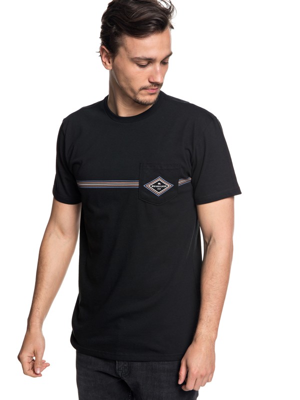 quiksilver, Crosstown Tee, BLACK (kvj0) 0 Crosstown Tee Black AQYZT05560 Quiksilver