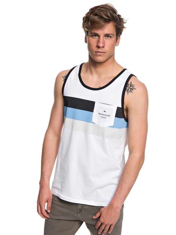 quiksilver, Peaceful Progression Vest, WHITE (wbb0) 0 Peaceful Progression Vest White AQYZT05571 Quiksilver