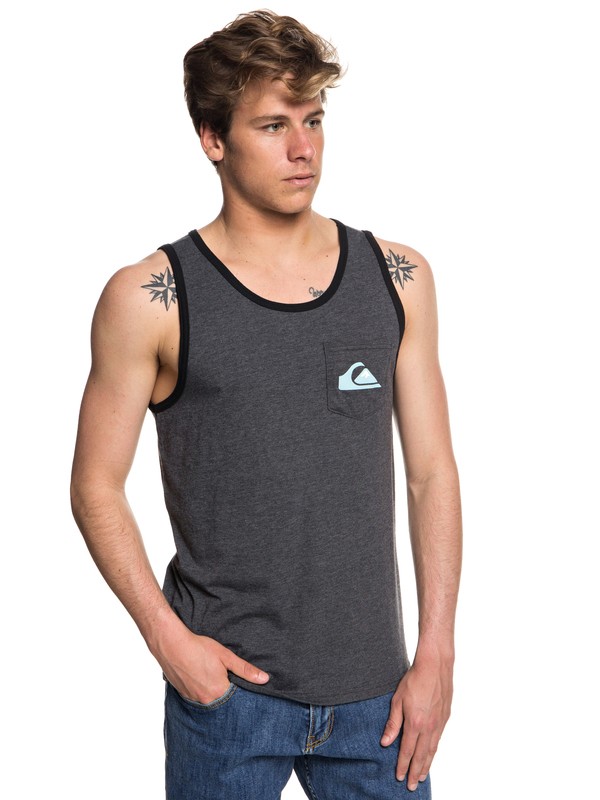 quiksilver, Vice Versa Vest, CHARCOAL HEATHER (ktah) 0 Vice Versa Vest Black AQYZT05572 Quiksilver