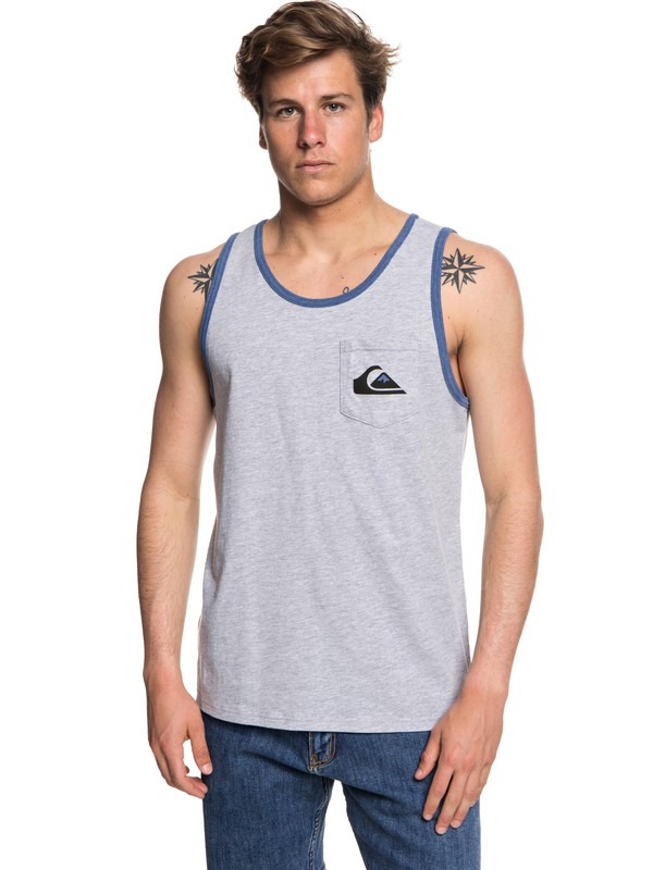 quiksilver, Vice Versa Vest, ATHLETIC HEATHER (sgrh) 0 Vice Versa Vest Grey AQYZT05572 Quiksilver