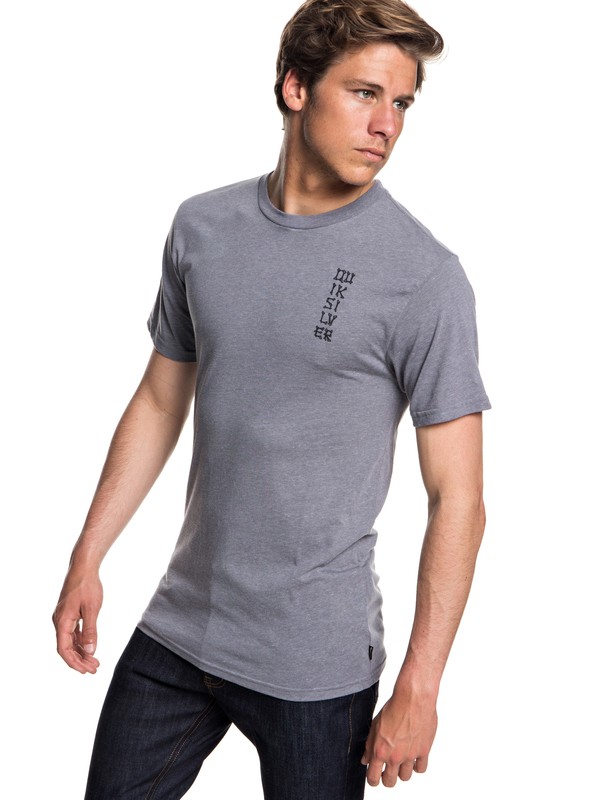 quiksilver, Reflections Technical Tee, MEDIUM GREY HEATHER (kpvh) 0 Reflections Technical Tee Black AQYZT05579 Quiksilver