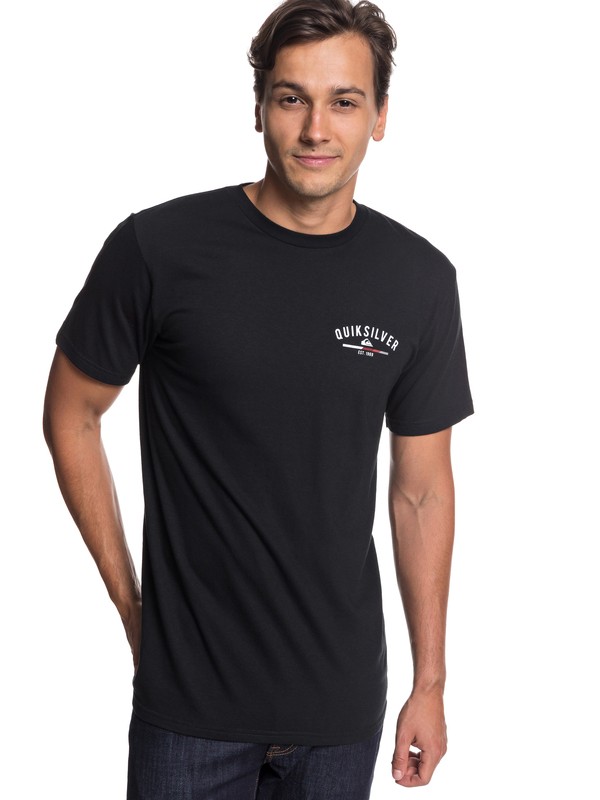 quiksilver, Simple Color Tee, BLACK (kvj0) 0 Simple Color Tee Black AQYZT05757 Quiksilver