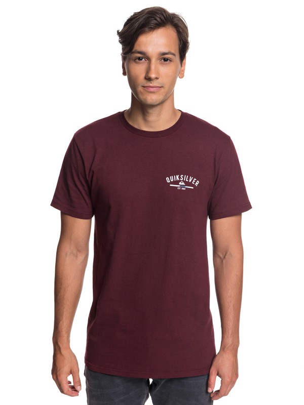 quiksilver, Simple Color Tee, PORT ROYALE (rsz0) 0 Simple Color Tee Red AQYZT05757 Quiksilver