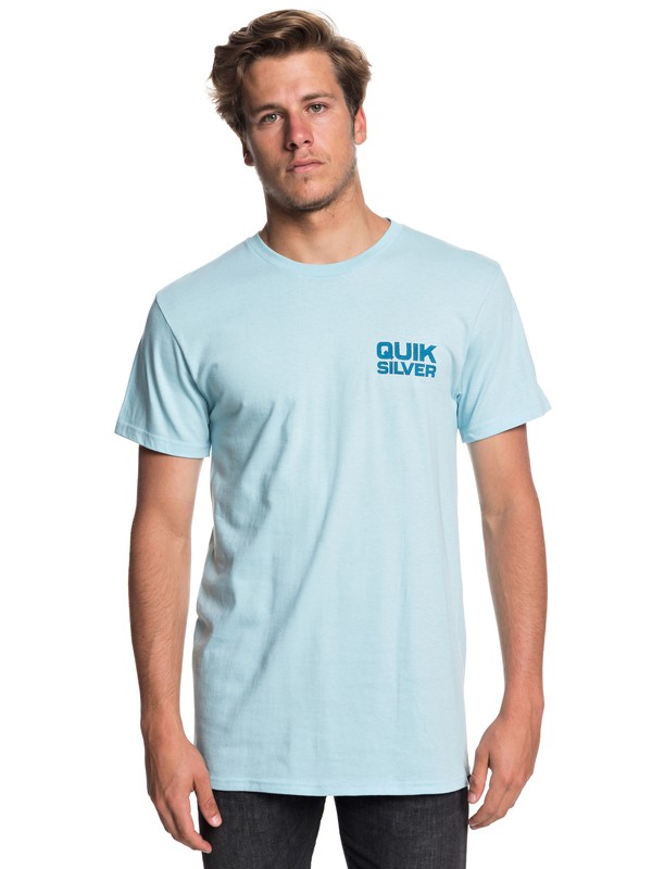 quiksilver, Pixel Screen Tee, AQUATIC (bfm0) 0 Pixel Screen Tee Blue AQYZT05766 Quiksilver