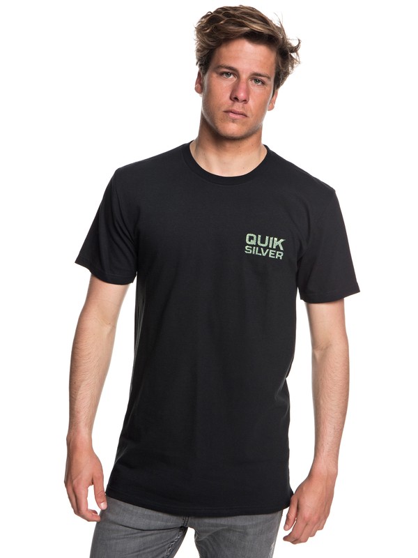 quiksilver, Pixel Screen Tee, BLACK (kvj0) 0 Pixel Screen Tee Black AQYZT05766 Quiksilver