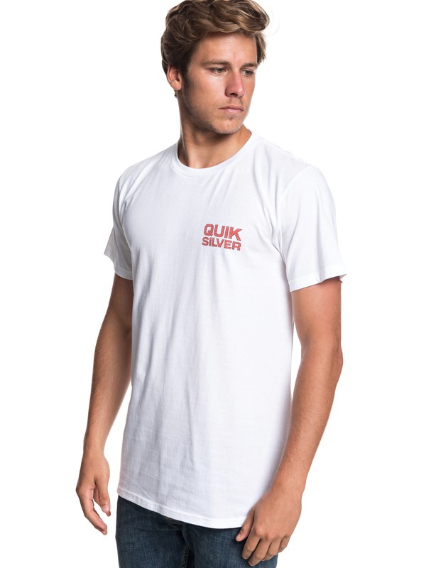 quiksilver, Pixel Screen Tee, WHITE (wbb0) 0 Pixel Screen Tee White AQYZT05766 Quiksilver