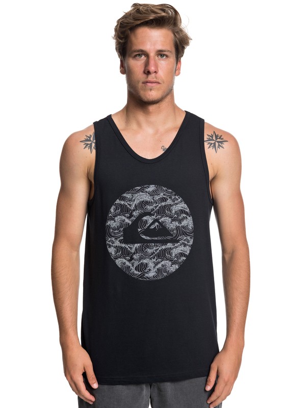quiksilver, Oriental Circle Tee, BLACK (kvj0) 0 Oriental Circle Tee Black AQYZT05788 Quiksilver