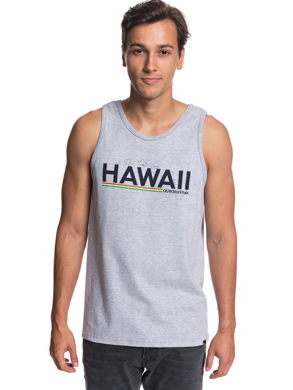 quiksilver, Hi Times Tank, ATHLETIC HEATHER (sgrh) 0 Hi Times Tank Grey AQYZT05789 Quiksilver