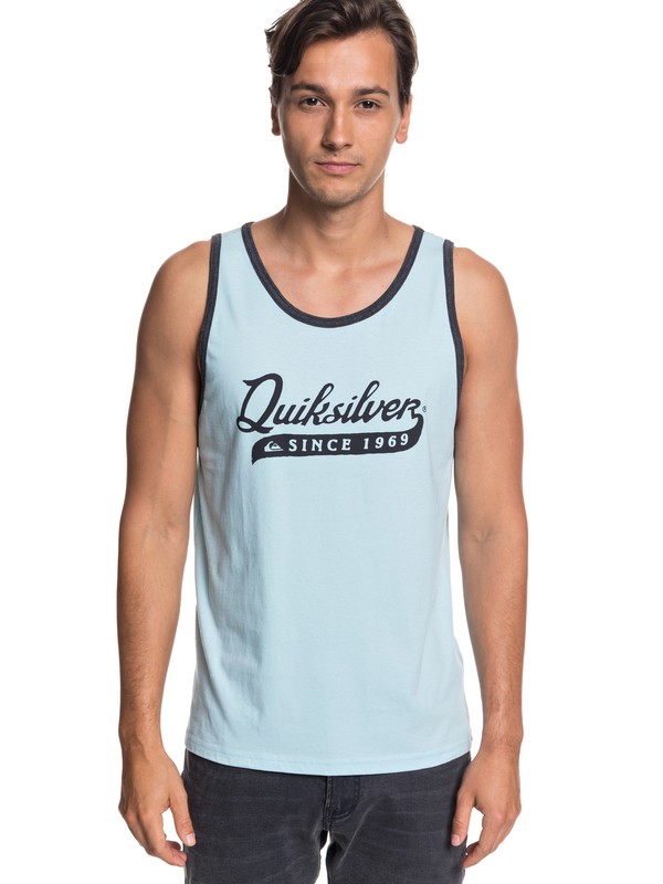quiksilver, Edgy Tank, AQUATIC (bfm0) 0 Edgy Tank Blue AQYZT05791 Quiksilver