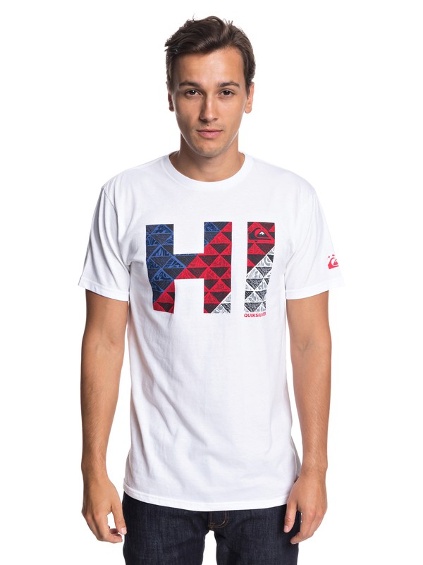 quiksilver, Hawaii Hi Tee, WHITE (wbb0) 0 Hawaii Hi Tee White AQYZT05797 Quiksilver
