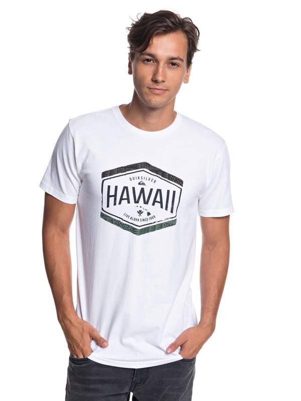 quiksilver, Hawaii Money Tee, WHITE (wbb0) 0 Hawaii Money Tee White AQYZT05799 Quiksilver